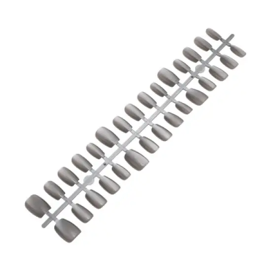 Unique Bargains Women's Full Coverage Fake Nails XS Deep Gray 1 Pc image {5}