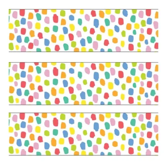Creative Teaching Press&reg; Core Decor Colorful Messy Dots EZ Border, 48 Feet Per Pack, 3 Packs image {3}