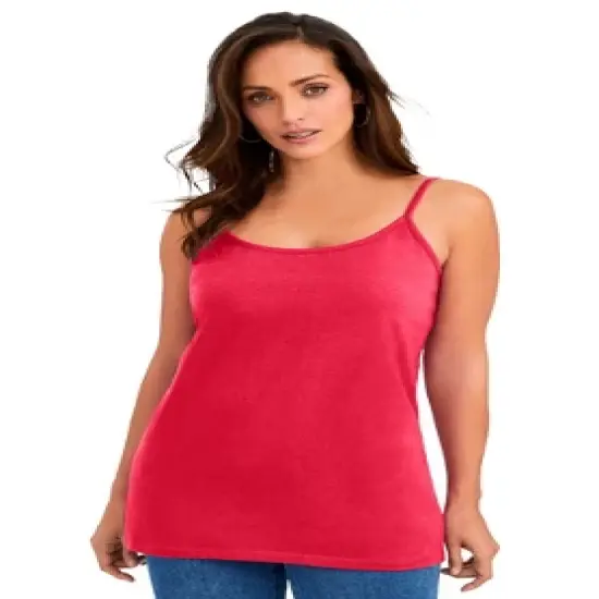 Jessica London Women&rsquo;s Plus Size Cami Top with Adjustable Straps image {13}