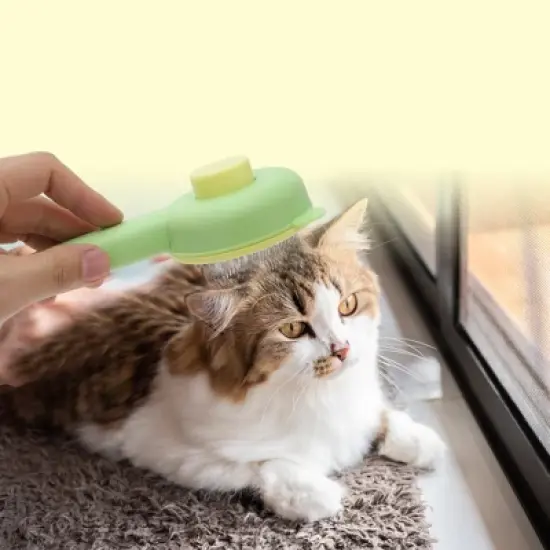 Unique Bargains Cat Head Style Pet Cleaning Brush image {5}