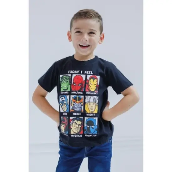 Marvel Avengers Spider-Man Iron Man Thor 3 Pack T-Shirts Toddler image {3}