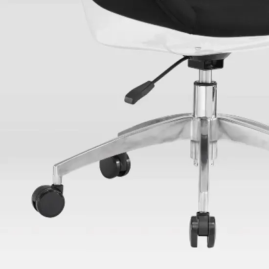 Upholstered Office Task Chair Black - Techni Mobili image {6}