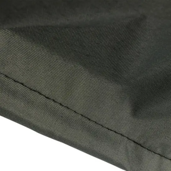 Summerset Shield Gold 2-Layer Polyester Fabric Outdoor Dining Set Round Cover, Charcoal Grey image {2}