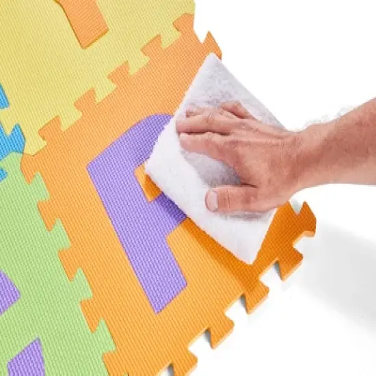 Kidoozie ABC & 123 Puzzle Playmat, Foam Playmat with Storage Bag for Toddler or Preschooler, Ages 12m+ image {6}