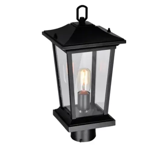 CWI Lighting,Leawood 1 Light Black Outdoor Lantern Head image {3}
