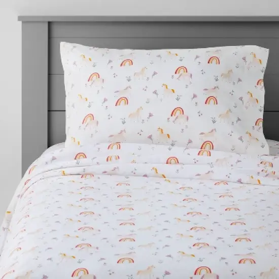 Unicorn Cotton Kids' Sheet Set - Pillowfort&trade; image {4}