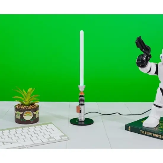 Ukonic Star Wars Luke Skywalker Green Lightsaber 12-Inch Mini LED Mood Light image {8}