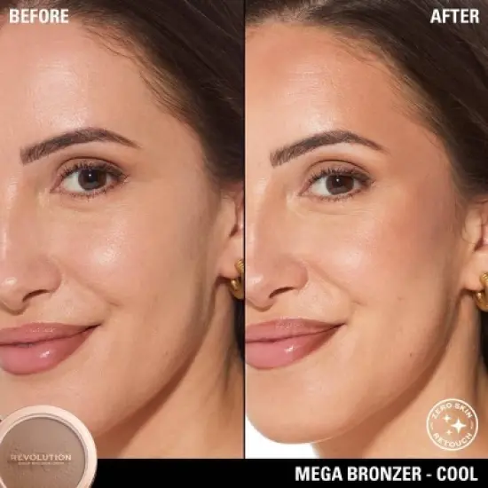 Makeup Revolution Mega Bronzer - 01 Cool - 0.52oz image {2}