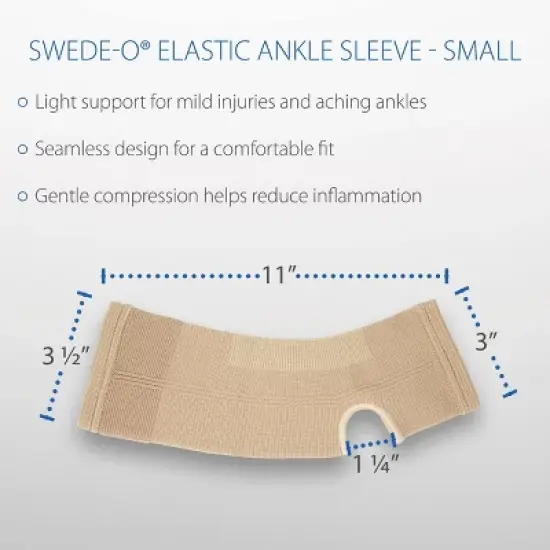 Swede-O Elastic Ankle Sleeve image {2}