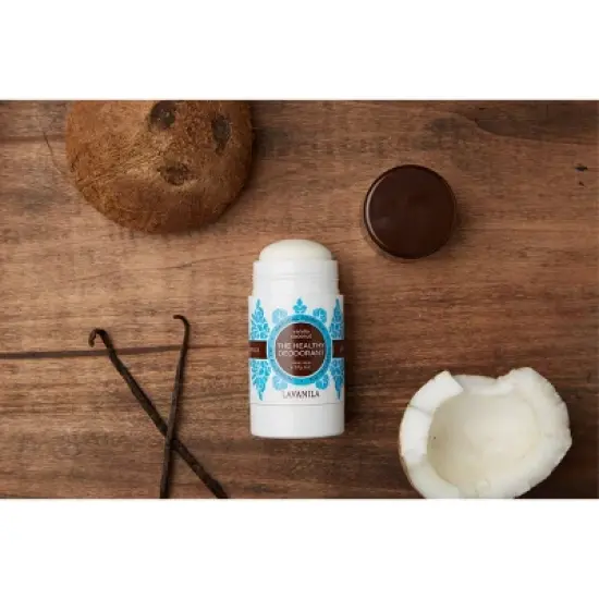 Lavanila Natural Solid Deodorant - Vanilla Coconut - Aluminum-Free 2oz image {2}