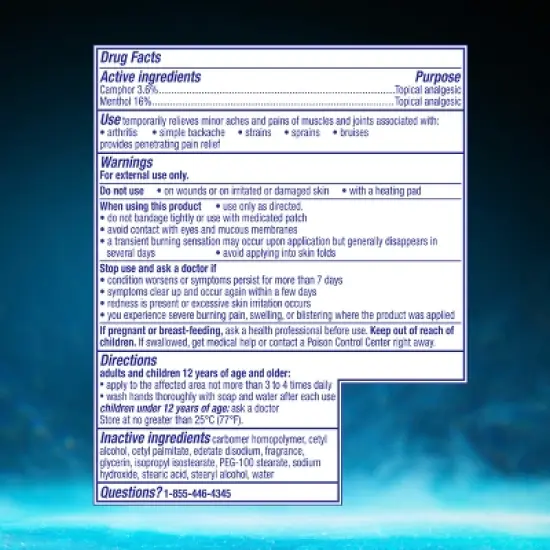 Vicks Vapo Freeze Pain Reliever Cream - 3oz image {7}