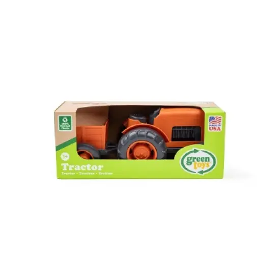 Green Toys Tractor Vehicle - Orange image {3}