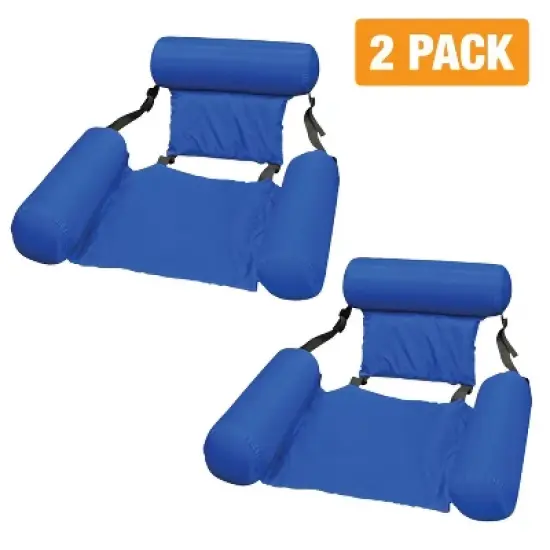 Poolmaster Adult Water Chair Inflatable Swimming Pool Floats - 2pk image {5}