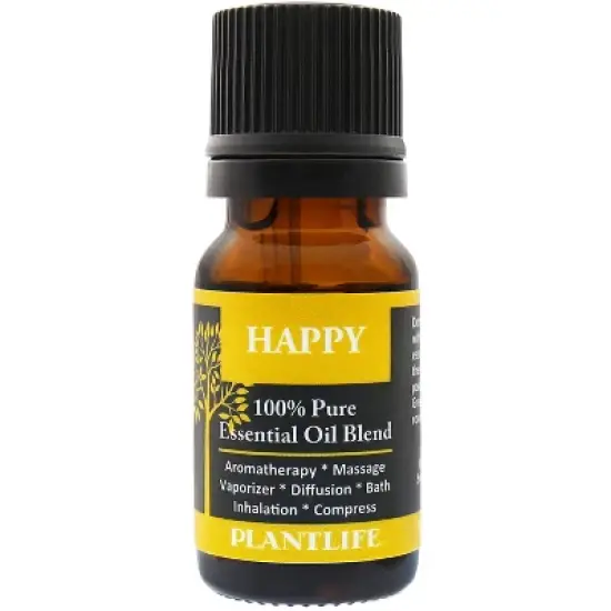 Plantlife Happy Essential Oil Blend &ndash; 100% Pure & Therapeutic Grade &ndash; Natural, Undiluted &ndash; No Additives or Fillers &ndash; 10ml Aromatherapy image {4}