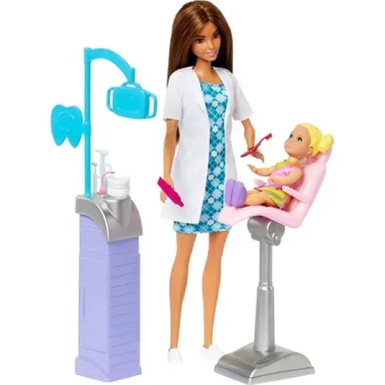 Barbie Careers Dentist Doll with Brown Hair and Playset with Accessories image {4}