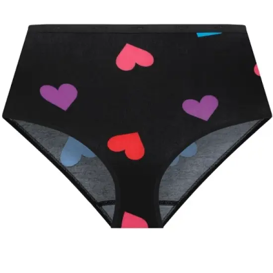 Women's Plus Size  Basic Cotton Fashion 3 Pack Brief - multi | AVENUE image {2}