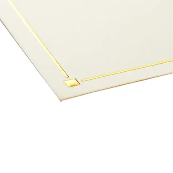 Pipilo Press 24 Pack Ivory Gold Foil Letter A Blank Note Cards with Envelopes 4x6, Initial A Monogrammed Personalized Stationery Set image {4}