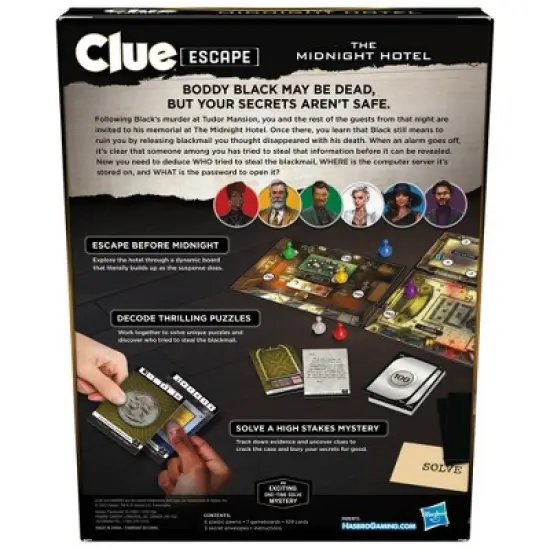 Clue Escape: The Midnight Hotel Board Game image {6}