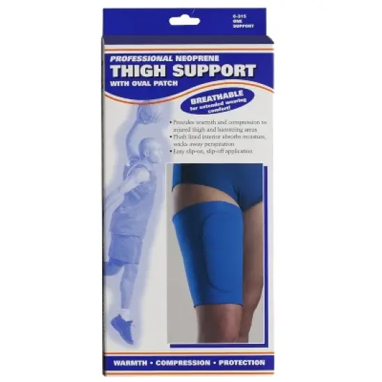 OTC Thigh Support, Oval Compression Pad, Neoprene image {2}