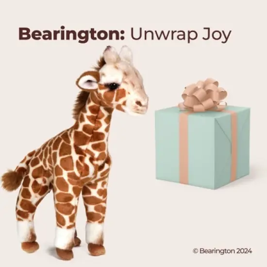 Bearington Twiggie Plush Giraffe Stuffed Animal, 15 Inch for boys and girls, For Ages 3-14 image {3}