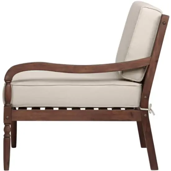 Teal Island Designs Napa Modular Natural Dark Oil Acacia Right Arm Chair image {5}