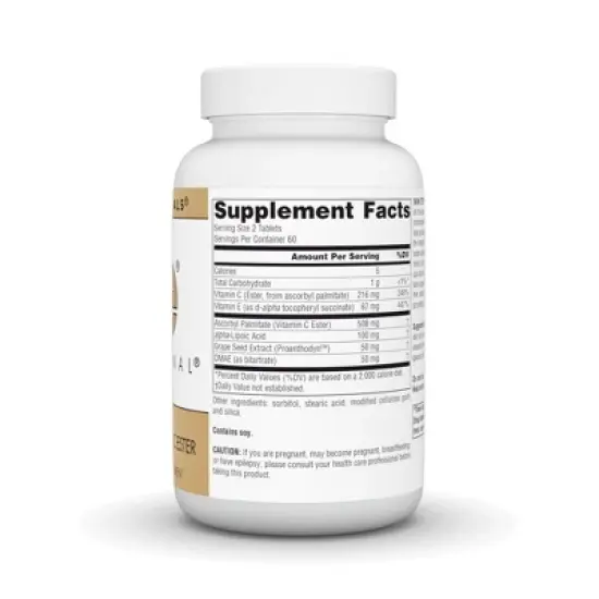 Skin Eternal w/ DMAE Lipoic Acid and Ester C by Source Naturals, Inc.  -  120 Tablet image {1}