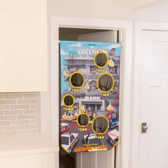 GoSports Door Frame Foam Fire Capture Cash Game Set image {1}