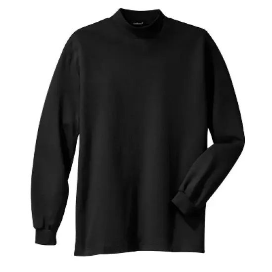 Mafoose Men's Casual Long Sleeve Interlock Knit Coller Mock Turtleneck Sweaters image {3}