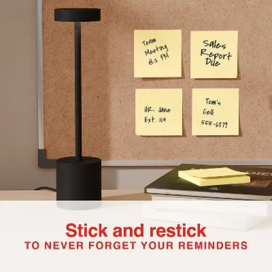 Staples Ultra Sticky Notes 3" x 3" Sunshine Collection 100 Sheets/Pad 24 Pads/Pack (ST62888) image {3}