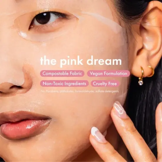 ESW Beauty The Pink Dream Moisturizing Raw Juice Sheet Mask image {4}