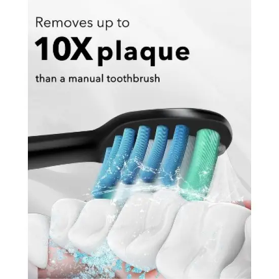 Sonic Toothbrush & Replacement Heads Bundle image {5}