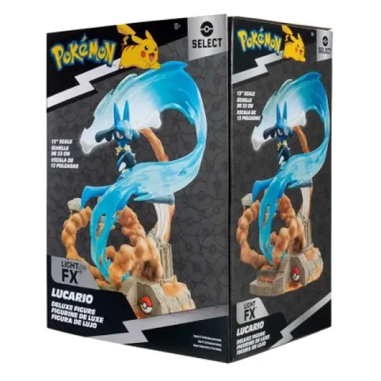 Pokemon Deluxe 13" Lucario Collector Statue image {5}
