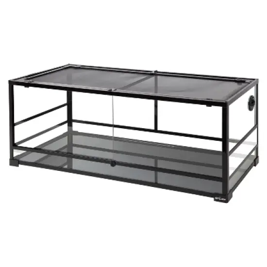 REPTIZOO 3 Layer 64gallon Full Glass Reptile Terrarium-48 x 18 x 70 inches image {2}
