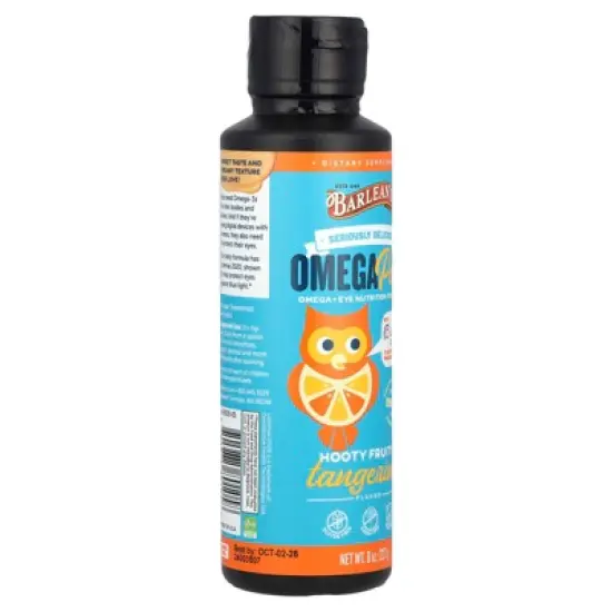 Barlean's Omega Pals, Hooty Fruity Tangerine, 8 oz (227 g) image {3}
