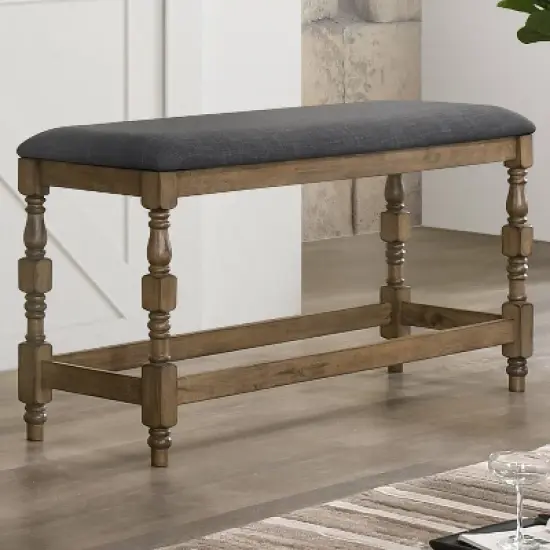 Bringe Upholstered Counter Height Bench - HOMES: Inside + Out image {1}