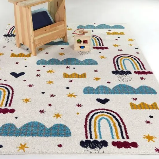 Leigh Rainbow Kids' Rug Cream - Balta Rugs image {1}