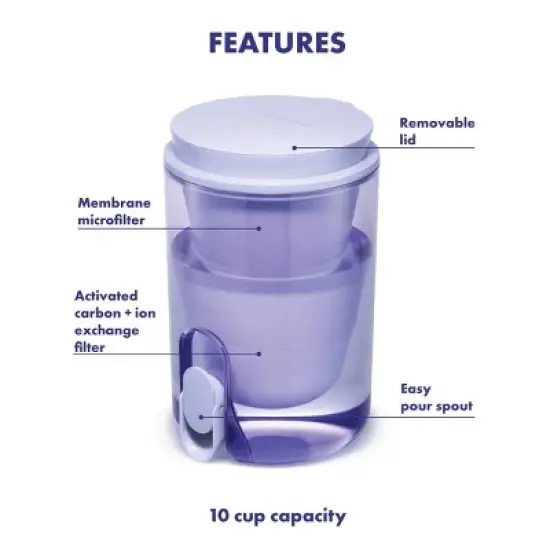LifeStraw 10 Cup Home Studio Water Filter Dispenser image {2}