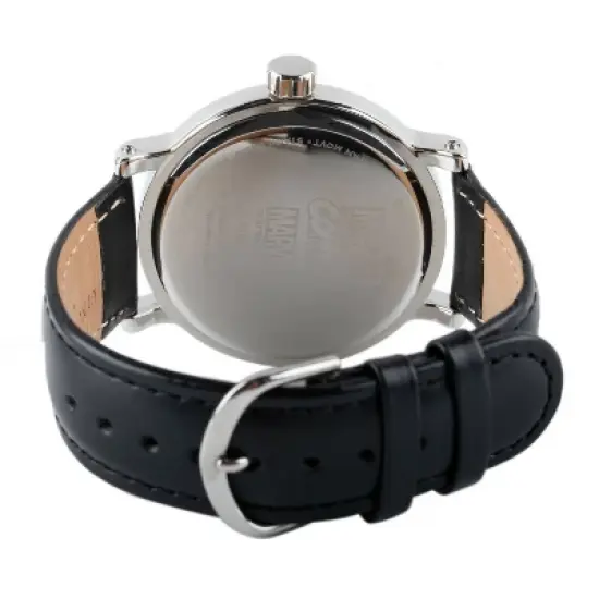 Men's Marvel Captain America Vintage Shiny with Alloy Case - Black image {2}