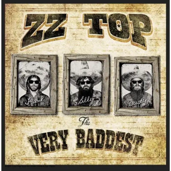 Junior's ZZ TOP The Very Baddest Festival Muscle Tee image {1}