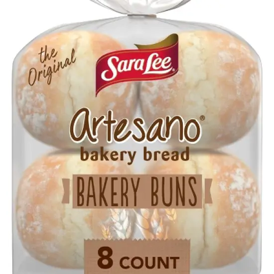 Sara Lee Artesano Hamburger Buns - 19oz/8ct image {8}