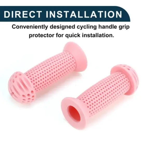 Unique Bargains Child Bike Handlebar Grips Covers 3.94" Pink 1 Pair image {5}