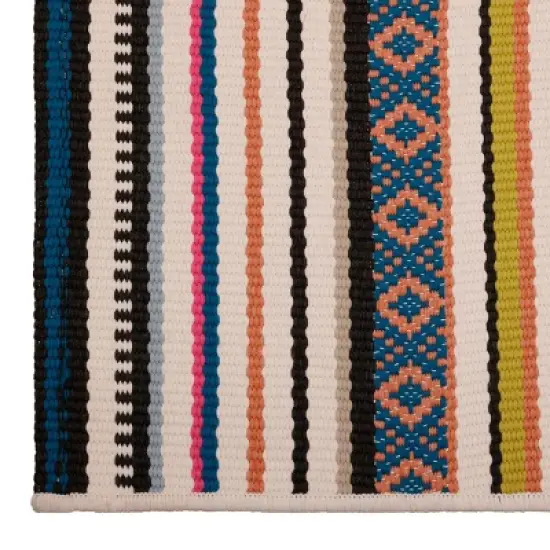 5' x 7' Outdoor Rug Festival Stripe - Opalhouse&trade; image {1}