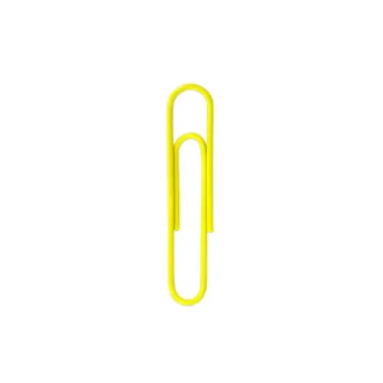 JAM Paper Jumbo Paper Clips Yellow 3 Packs of 75 (42182236B) image {2}