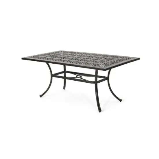 Coolbibila-Rectangular Dining Table, Dining Table Fit For Seats Up To Six, Dining Table Outdoor image {2}