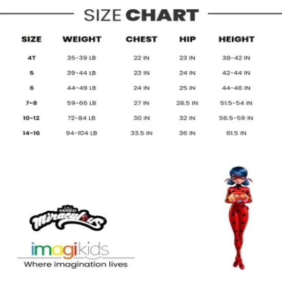 Miraculous Ladybug Girls Zip Up Hoodie Little Kid to Big Kid  image {5}