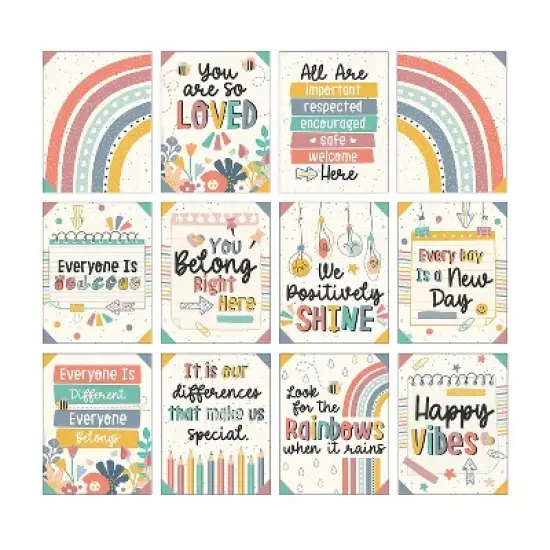 Carson-Dellosa Mini Posters: We Belong Poster Set (106071) image {2}