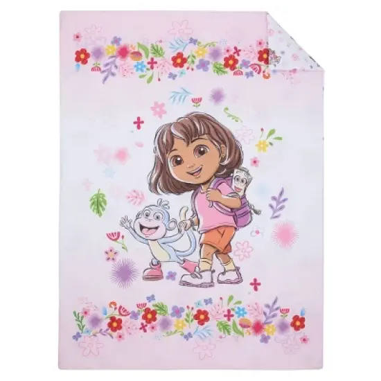 4pc Dora Toddler Bed Set image {10}