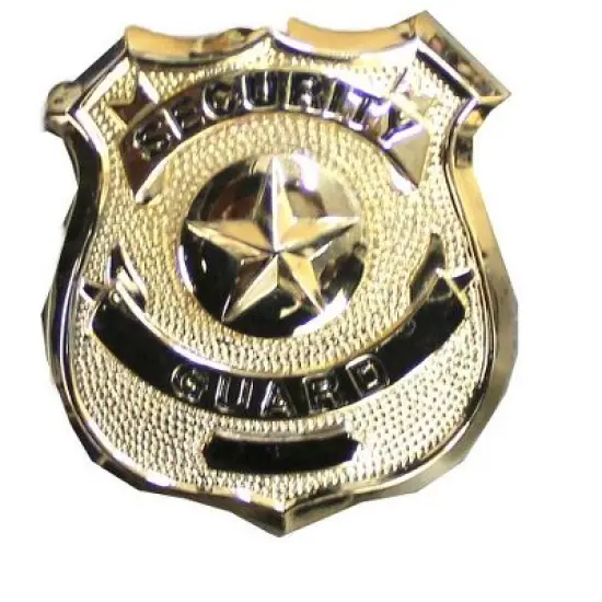 Gold Security Guard Badge by Solar 1 image {1}