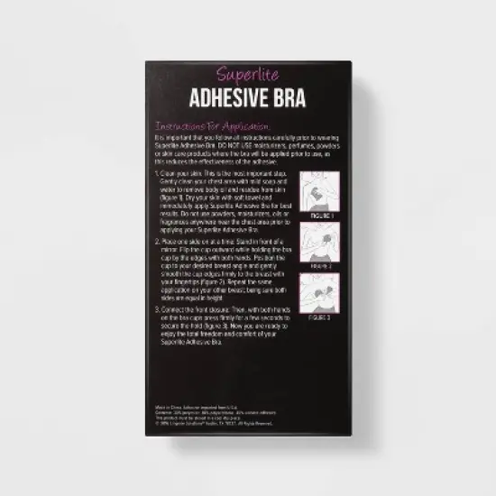 Fashion Forms Women's Superlite Adhesive Strapless Backless Bra image {2}