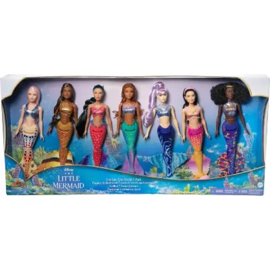 Disney The Little Mermaid Ultimate Ariel Sisters Doll Set with 7 Fashion Mermaid Dolls image {5}